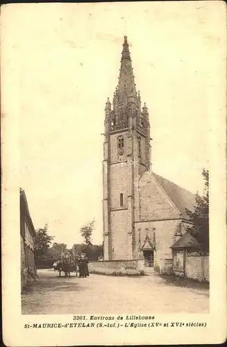 Saint Maurice d Etelan Eglise XV et XVI siecle Kat. Saint Maurice d Etelan