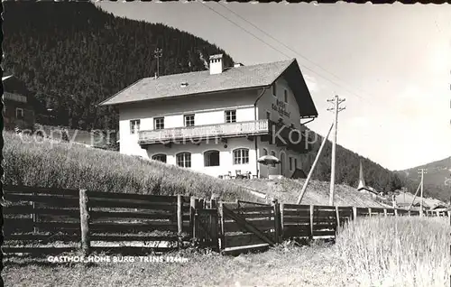 Trins Innsbruck Gasthof Hohe Burg Kat. Trins