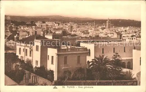 Tunis Vue generale Kat. Tunis