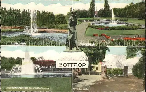 Bottrop Stadtgarten Wasserspiele Overbeckshof Skulptur Kat. Bottrop