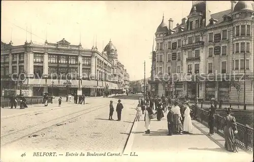 Belfort Alsace Entree du Boulevard Carnot Kat. Belfort
