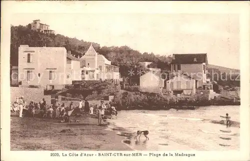 Saint Cyr sur Mer Plage de la Madrague Kat. Saint Cyr sur Mer