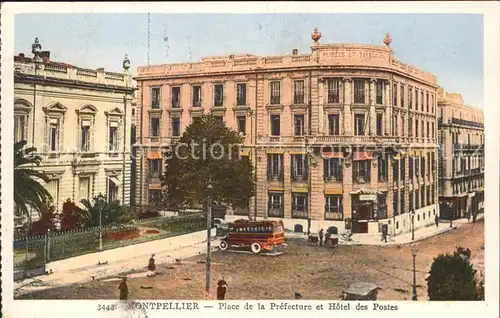 Montpellier Herault Place de la Prefecture et Hotel des Postes Kat. Montpellier