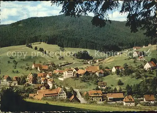 Roet Ansicht mit Kinderkurheim Am Berg Murgtal Bahnpost Kat. Baiersbronn