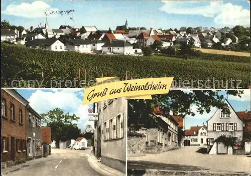 Weinolsheim Teilansichten Weinort Strassenpartie Kat. Weinolsheim