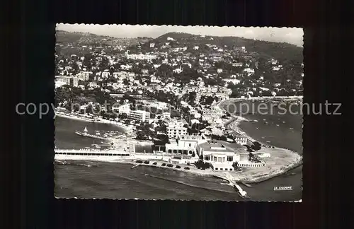 Cannes Alpes Maritimes Vue aerienne du Palm Beach Cote d Azur Kat. Cannes