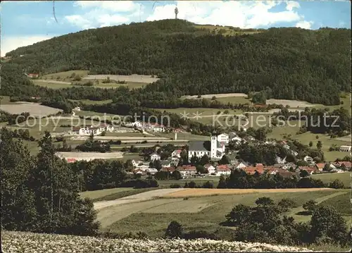 Mietraching Niederbayern mit Fernsehturm Bayerischer Wald Kat. Deggendorf
