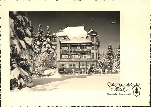 Koenigsfeld Schwarzwald Schwarzwald Hotel Winterimpressionen Kat. Koenigsfeld im Schwarzwald