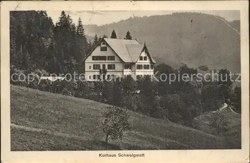 Schweigmatt Kurhaus Schwarzwald Kat. Schopfheim
