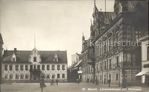 Malmoe Laensresidenset och Radhuset Kat. Malmoe