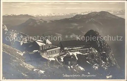 Wendelstein Berg Berghotel Panorama Kat. Bayrischzell