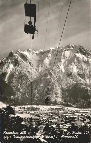 Mittenwald Karwendel Tirol Kranzberg Lift  Kat. Schwaz