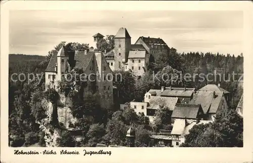 Hohnstein Saechsische Schweiz Jugendburg Kat. Hohnstein