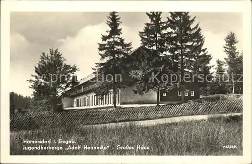 Zwoenitz Homersdorf Jugendherberge Adolf Hennecke Gr Haus Kat. Zwoenitz