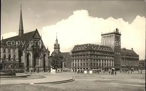 Leipzig Karl Marx Platz Kirche Kat. Leipzig