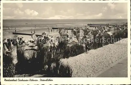 Duhnen Nordseebad Strandleben Kat. Cuxhaven