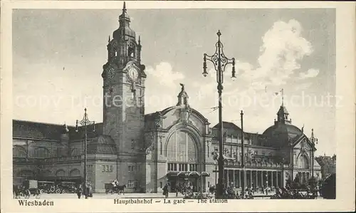 Wiesbaden Hauptbahnhof Kat. Wiesbaden