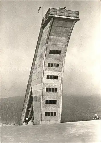 Oberhof Thueringen Schanze am Rennsteig Kat. Oberhof Thueringen