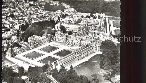 Fontainebleau Seine et Marne Le Chateau Vue aerienne Kat. Fontainebleau