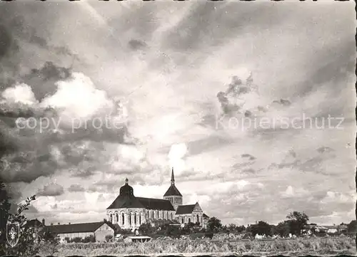 Saint Benoit sur Loire Basilique Vue cote Sud Est Kat. Saint Benoit sur Loire