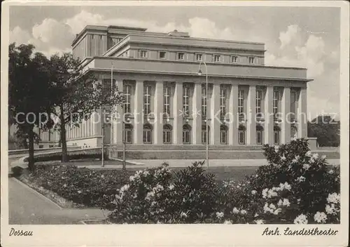 Dessau Rosslau Anhalter Landestheater Kat. Dessau Rosslau