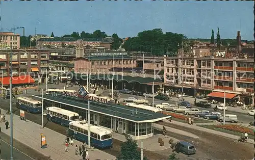 Arnhem Stationsplein Busse Kat. Arnhem