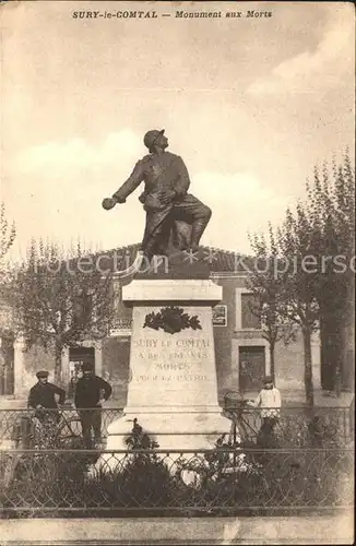 Sury le Comtal Monument aux Morts Kat. Sury le Comtal