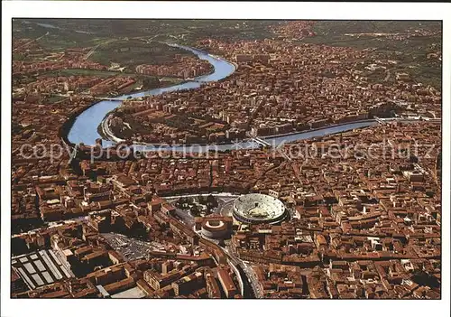 Verona Veneto Fliegeraufnahme Kat. Verona