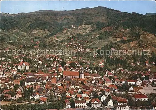 Oberkirch Baden Fliegeraufnahme Kat. Oberkirch