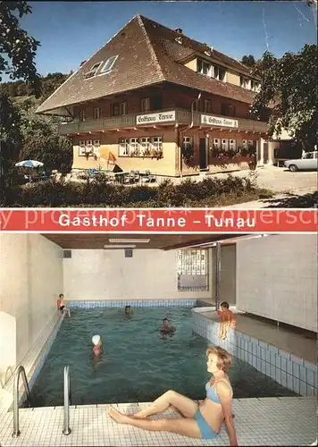 Tunau Schwarzwald Gasthaus Tanne Kat. Tunau