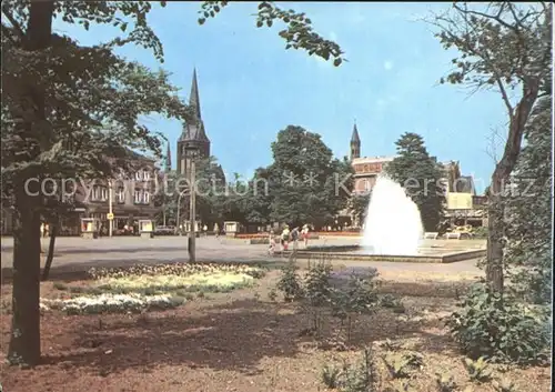 Bitterfeld HO Hotel Central und Walter Rathenau Strasse Kat. Bitterfeld