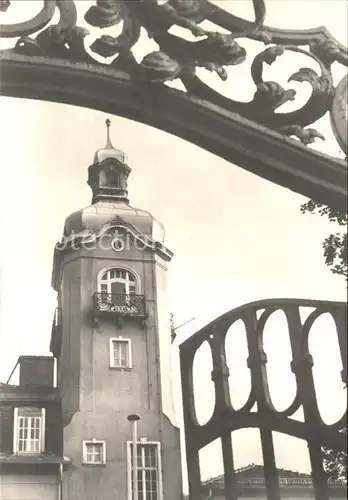 Zeitz Klubhaus Weltfrieden Turm Kat. Zeitz