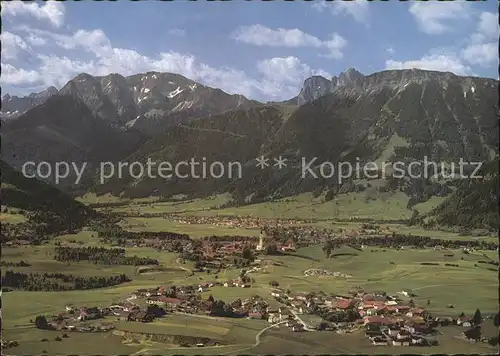 Pfronten Hoehenluftkurort mit Rossberg und Aggenstein Breitenberg Allgaeuer Alpen Kat. Pfronten