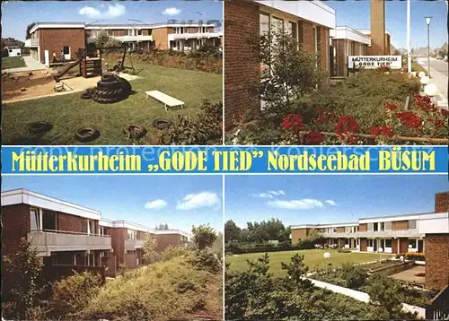 Buesum Nordseebad Muetterkurheim Gode Tied Kinderspielplatz Kat. Buesum