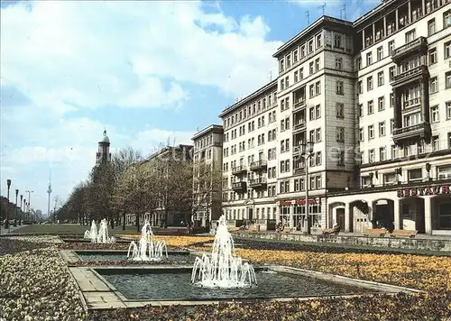 Berlin Frankfurter Allee Wasserspiele Kat. Berlin