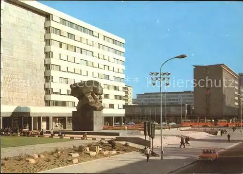 Karl Marx Stadt Karl Marx Allee Monument Kat. Chemnitz