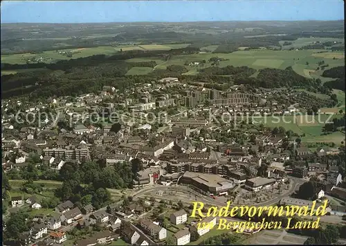 Radevormwald Bergisches Land Fliegeraufnahme Kat. Radevormwald