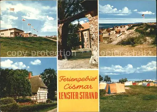 Cismar Feriengebiet Lenster Strand Camping Duenen Kat. Groemitz