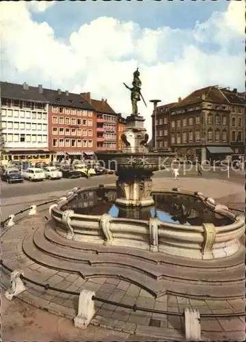 Aachen Kaiser Karl Brunnen am Rathaus Kat. Aachen