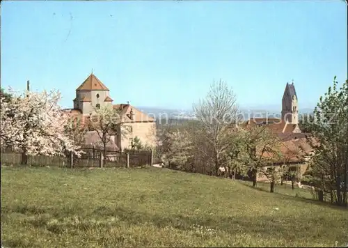 Schoenberg Maehren Ortsansicht mit Kirche Kat. Maehrisch Schoenberg