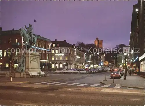 Helsingborg Stortorget by night Kat. Helsingborg