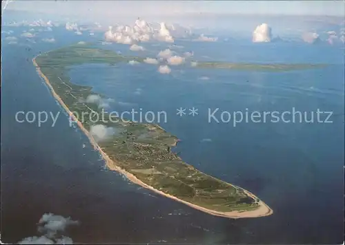 Insel Sylt Luftaufnahme aus 3000 Meter Hoehe Kat. Westerland