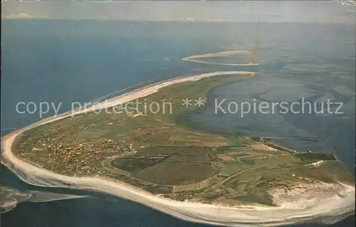 Langeoog Nordseebad Insel Fliegeraufnahme Kat. Langeoog