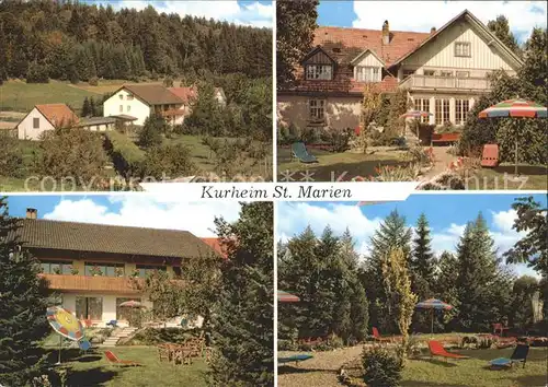 Goerwihl Kurheim St Marien im Schwarzwald Garten Liegewiese Kat. Goerwihl