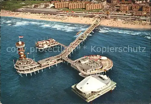 Scheveningen Pier met 4e eiland Luchtopname Kat. Scheveningen