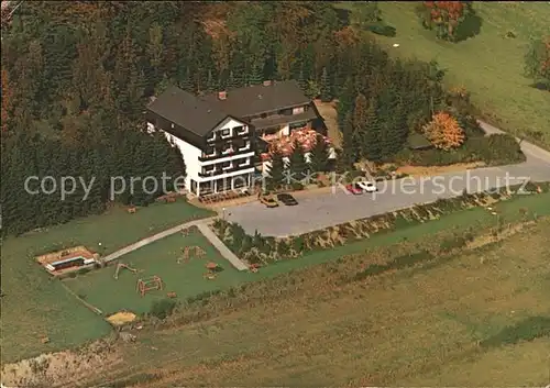 Bollendorf Ferienhotel Waldcafe Sonnenberg Fliegeraufnahme Kat. Bollendorf