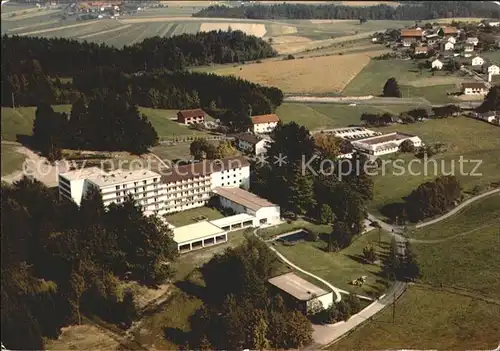 Kellberg Kurhaus Dr. Schedel Luftkurort Fliegeraufnahme Kat. Thyrnau