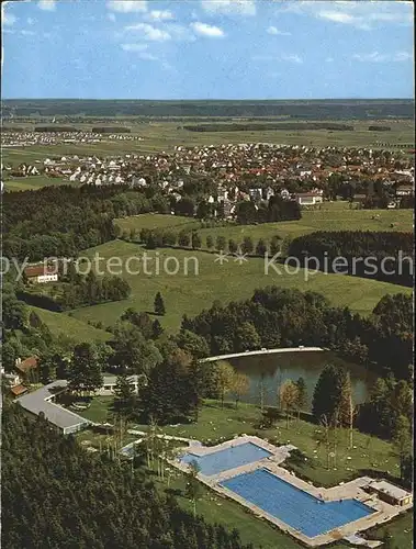 Bad Woerishofen Freischwimmbad am Sonnenbuechlsee Gartenstadt Fliegeraufnahme Kat. Bad Woerishofen
