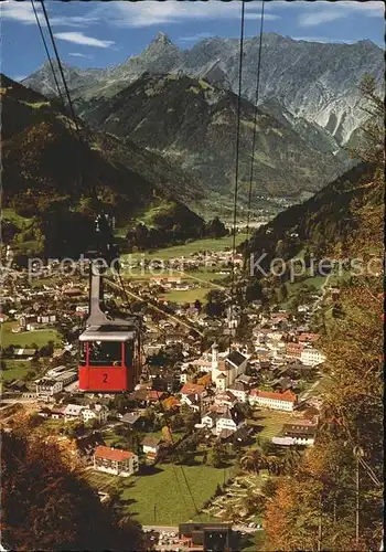 Schruns Vorarlberg Panorama Sommerkurort mit Hochjochseilbahn und Zimba Raetikon Kat. Schruns