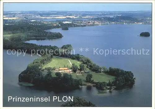 Ploen See Prinzeninsel Seenlandschaft Holsteinische Schweiz Fliegeraufnahme / Ploen /Ploen LKR